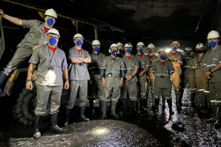 BOMBEIROS MILITARES DE CRICIÚMA REALIZAM VISITA A MINA DE CARVÃO