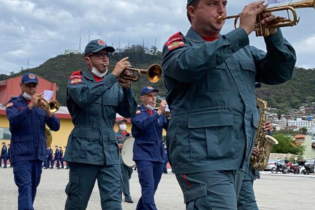 CERIMÔNIA CELEBRA O ANIVERSÁRIO DE 95 ANOS DO CBMSC