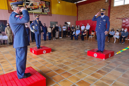 CORREIA PINTO: 95 ANOS DO CBMSC E PASSAGEM DE COMANDO