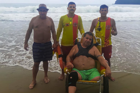 PRAIA ACESSÍVEL EM CABEÇUDAS