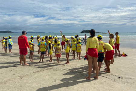 BIGUAÇU E GOVERNADOR CELSO RAMOS FORMAM 142 CRIANÇAS NO PROJETO GOLFINHO EM JANEIRO